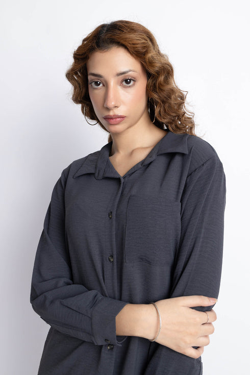 The Charcoal Regular Fit Shirt